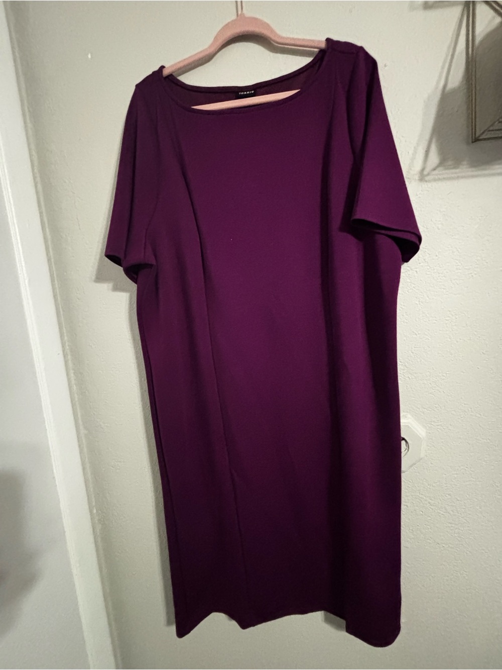 torrid Plum Shift Midi Dress